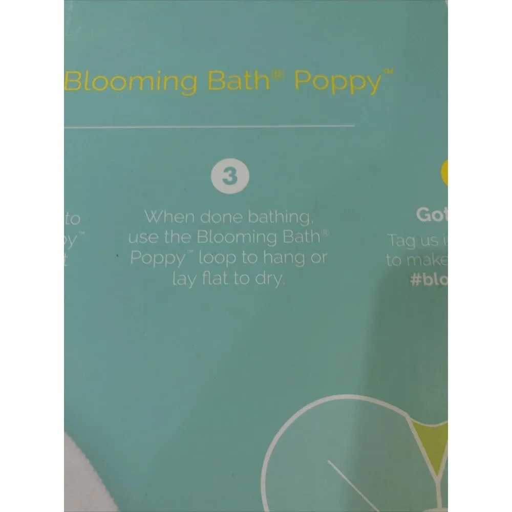 NEW Baby Bath Tub Matt Yellow FLOWER petals Poppy Yellow